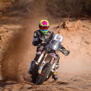 Robbie Wallace riding his motorcross bike