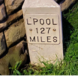 Direction post to Liverpool