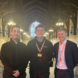 Joe, Thomas, and Tom at the House of Lords