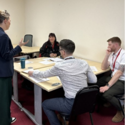 Gateshead College leading an apprenticeship session at our Castleford office