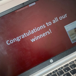 Teams call announcing our LinkedIn Learning Awards winners